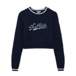 Sweatshirt with contrasting embroidery